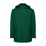 Parka de poliéster reciclado impermeable 400 g/m2 Roly Direct America color verde botella segunda vista