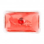 Calienta manos rectangular reutilizable de calor instantáneo color rojo segunda vista