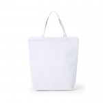 Bolsa non-woven con cremallera 90 g/m2 color blanco