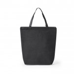 Bolsa non-woven con cremallera 90 g/m2 color negro