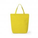 Bolsa non-woven con cremallera 90 g/m2 color amarillo