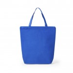 Bolsa non-woven con cremallera 90 g/m2 color azul