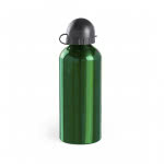 Botellas de aluminio personalizables con caja color verde