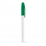 Bolígrafo clásico económico con tapón color verde