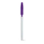 Bolígrafo clásico económico con tapón color violeta