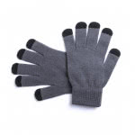 Guantes merchandising para pantallas táctiles color gris
