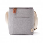 Bolsa refrigerante pequeña con correa color gris