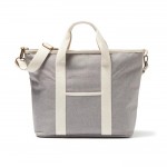 Bolsa nevera tipo tote reciclada color gris