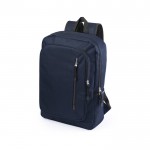 Mochila para portátil de poliéster con 2 bolsillos frontales 15'' color azul marino primera vista