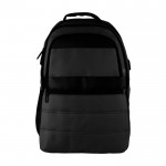 Mochila de RPET acolchada para portátil con banda para trolley 15'' color negro tercera vista