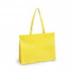 Bolsa de asas largas no tejida 80 g/m2 color amarillo