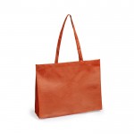 Bolsa de asas largas no tejida 80 g/m2 color naranja