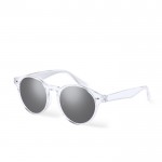 Gafas de sol con lentes en color negro y circulares UV400