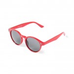 Gafas de sol con lentes en color negro y circulares UV400 color rojo primera vista