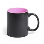 Tazas de cerámica personalizadas color rosa claro