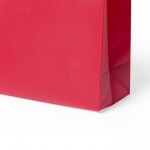 Bolsa resistente brillante 110 g/m2 color rojo segunda vista