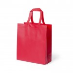Bolsa resistente brillante 110 g/m2 color rojo