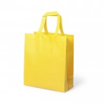Bolsa resistente brillante 110 g/m2 color amarillo