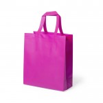 Bolsa resistente brillante 110 g/m2 color fucsia