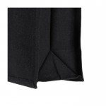 Bolsa de algodón reciclado de asas largas y certificación GRS 180 g/m2 color negro primera vista