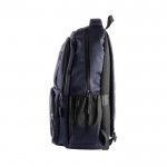 Mochila de cuero sintético con varios compartimientos en el exterior 15'' color azul marino sexta vista