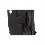 Mochila de viaje impermeable con banda de sujeción para trolley color negro primera vista