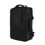 Mochila de viaje impermeable con banda de sujeción para trolley color negro vista detalle 2