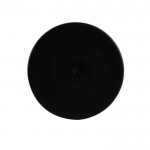 Botella de cristal con tapón de plástico reciclado 750ml color negro tercera vista