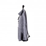 Mochila de fieltro RPET con bolsillo interior para portátil 15.6'' color gris cuarta vista