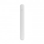 Batería externa hecha de ABS reciclado con capacidad de 8.000 mAh color blanco sexta vista