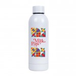 Botella de acero inoxidable reciclado especial para sublimar 500ml color blanco segunda vista