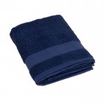 Toalla para baño 140 x 70cm de 100% algodón OEKO TEX 350 g/m2 color azul primera vista