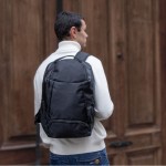 Mochila para portátil de PU con compartimiento para zapatos 15'' primera vista