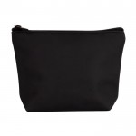 Neceser de cuero sintético personalizable con tirador a juego color negro primera vista