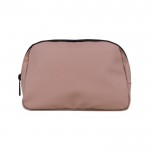 Bandolera de cuero sintético con un bolsillo exterior detrás color marrón primera vista