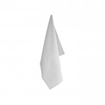 Paño rectangular para cocina de algodón reciclado 140 g/m2 color blanco primera vista