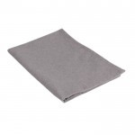 Paño de cocina de algodón reciclado con cinta para colgar 180 g/m2 color gris primera vista