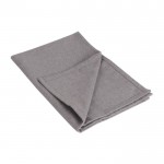 Paño de cocina de algodón reciclado con cinta para colgar 180 g/m2 color gris segunda vista