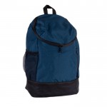 Mochila de poliéster para deportes con compartimiento de zapatos color azul marino segunda vista