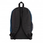 Mochila de poliéster para deportes con compartimiento de zapatos color azul marino quinta vista