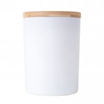 Vela de cera vegetal y parafín con fragancia English Pear color blanco segunda vista