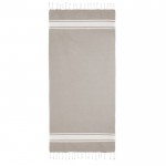 Pareo de algodón reciclado y poliéster en varios colores 150 g/m2 color beige segunda vista