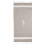 Pareo de algodón reciclado y poliéster en varios colores 150 g/m2 color beige tercera vista