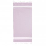 Pareo de algodón reciclado y poliéster en varios colores 150 g/m2 color rosa claro segunda vista