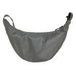 Bandolera de poliéster con asa ajustable para el hombro color verde segunda vista