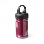 Toalla deportiva de material refrigerante y protección UV50 90x30cm color rojo primera vista