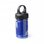 Toalla deportiva de material refrigerante y protección UV50 90x30cm color azul primera vista
