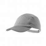 Gorras deportivas con logo y protección color gris claro