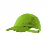 Gorras deportivas con logo y protección color verde