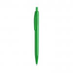 Bolígrafo en color con acabado brillante color verde vista principal